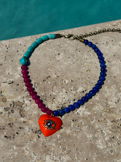 Aphrodite gold charm necklace by AVINZIA