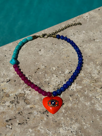 Aphrodite gold charm necklace — AVINZIA handmade jewelry