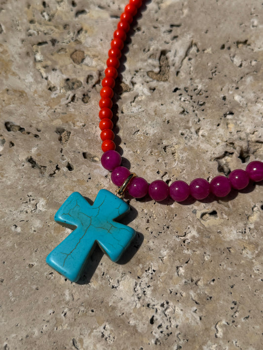 Petra Cross Necklace