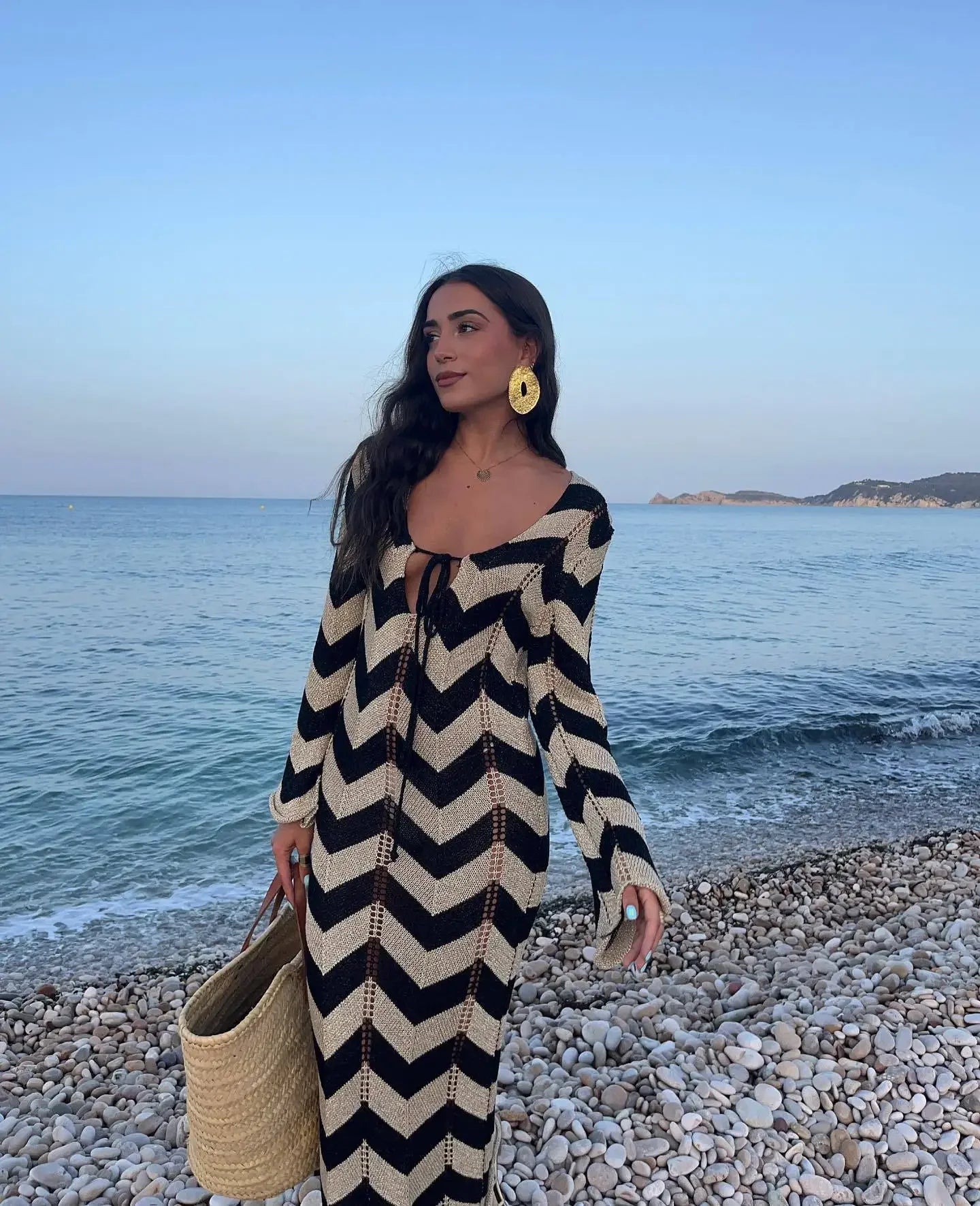 Knitted Sexy Beach Dress