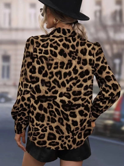 Animal Print Blouse