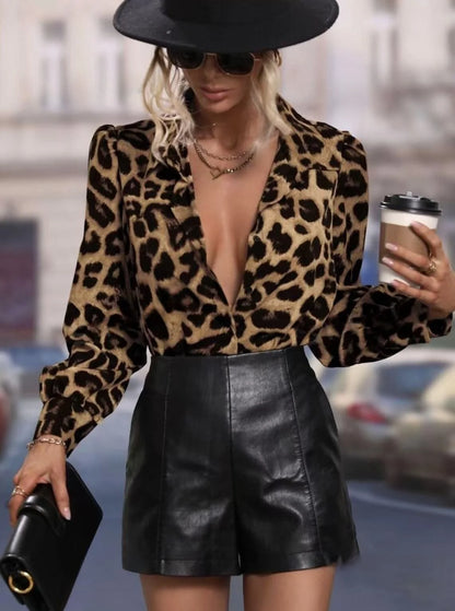 Animal Print Blouse