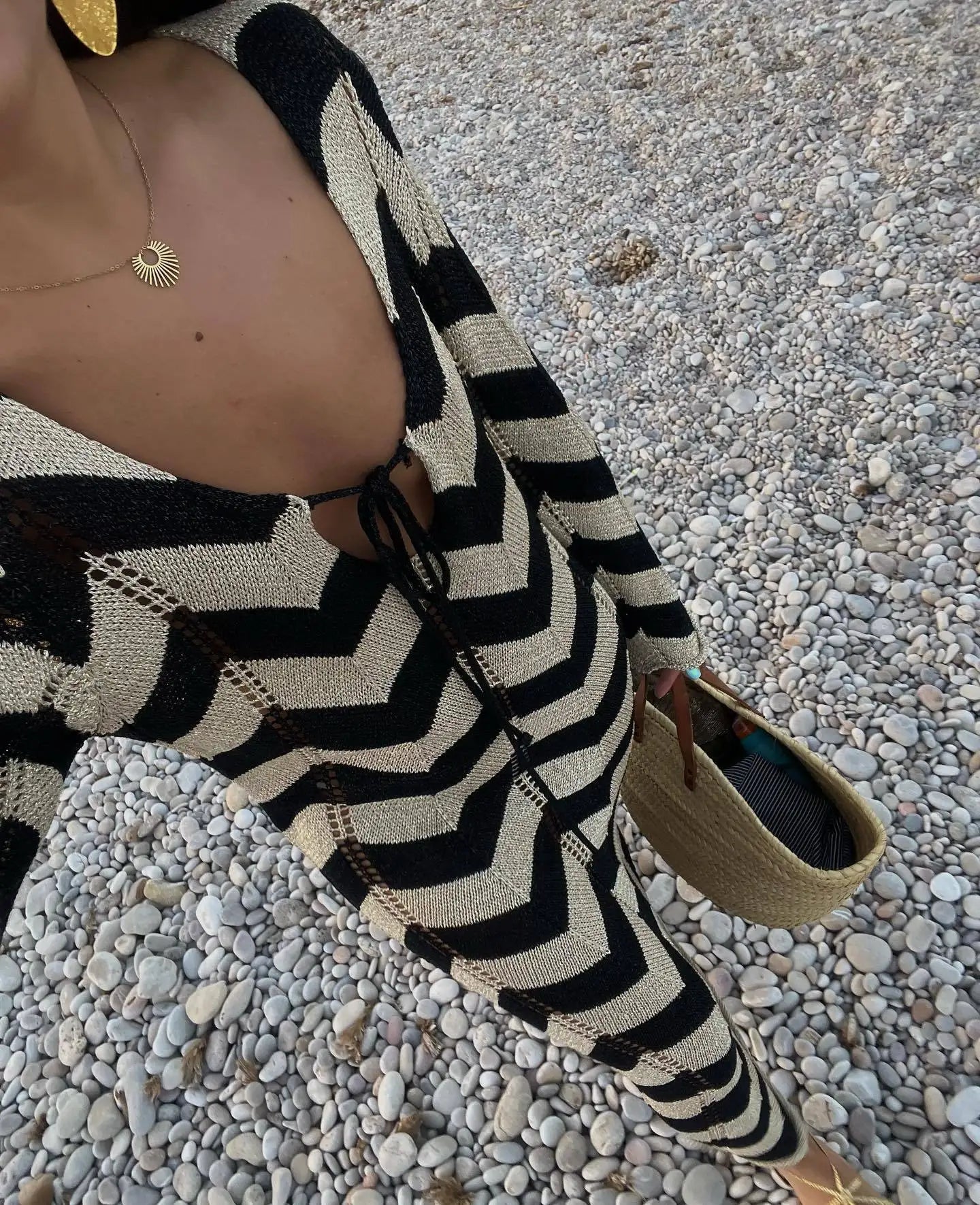 Knitted Sexy Beach Dress
