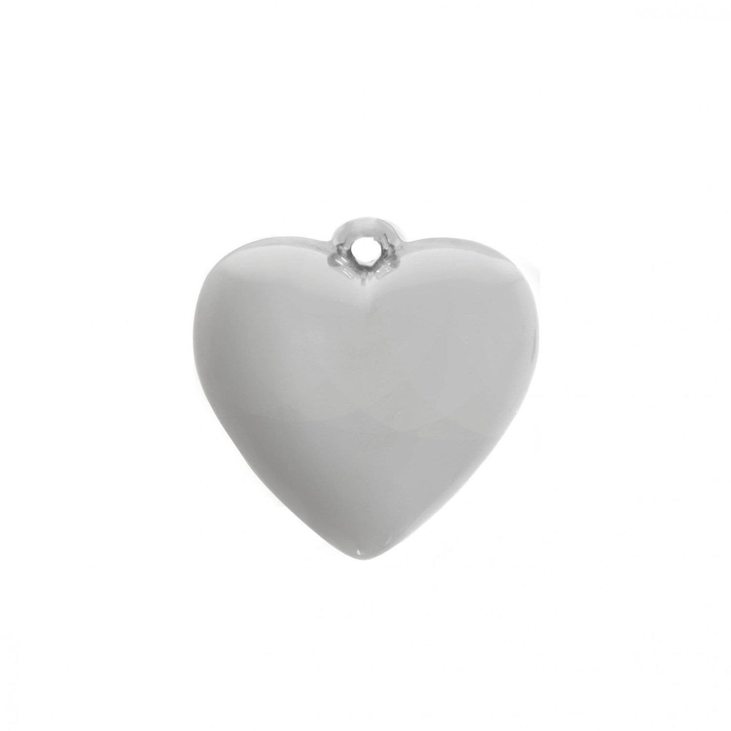 Gold Love Heart Pendant 32mm