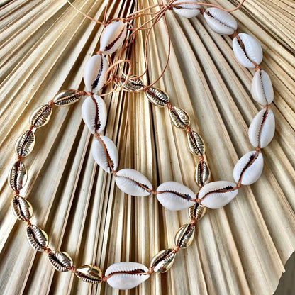 Cowrie Shell Choker | Beach Shell Necklace Seashell Choker Necklace Necklace Layering Handmade Shell Necklace Cute Necklace| Gift For Mom