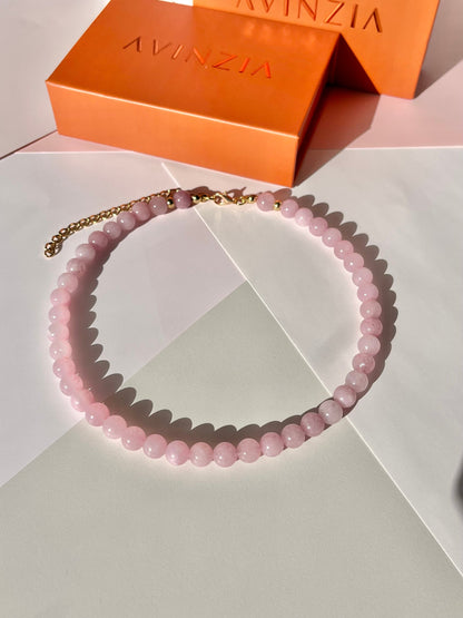 Green Jade Gemstone Beaded Necklace