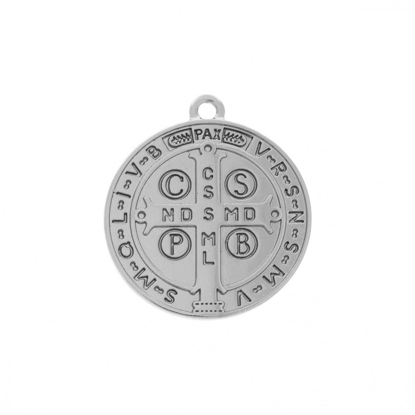 Saint Benedict Coin Charm 29mm | Charms for Jewelry