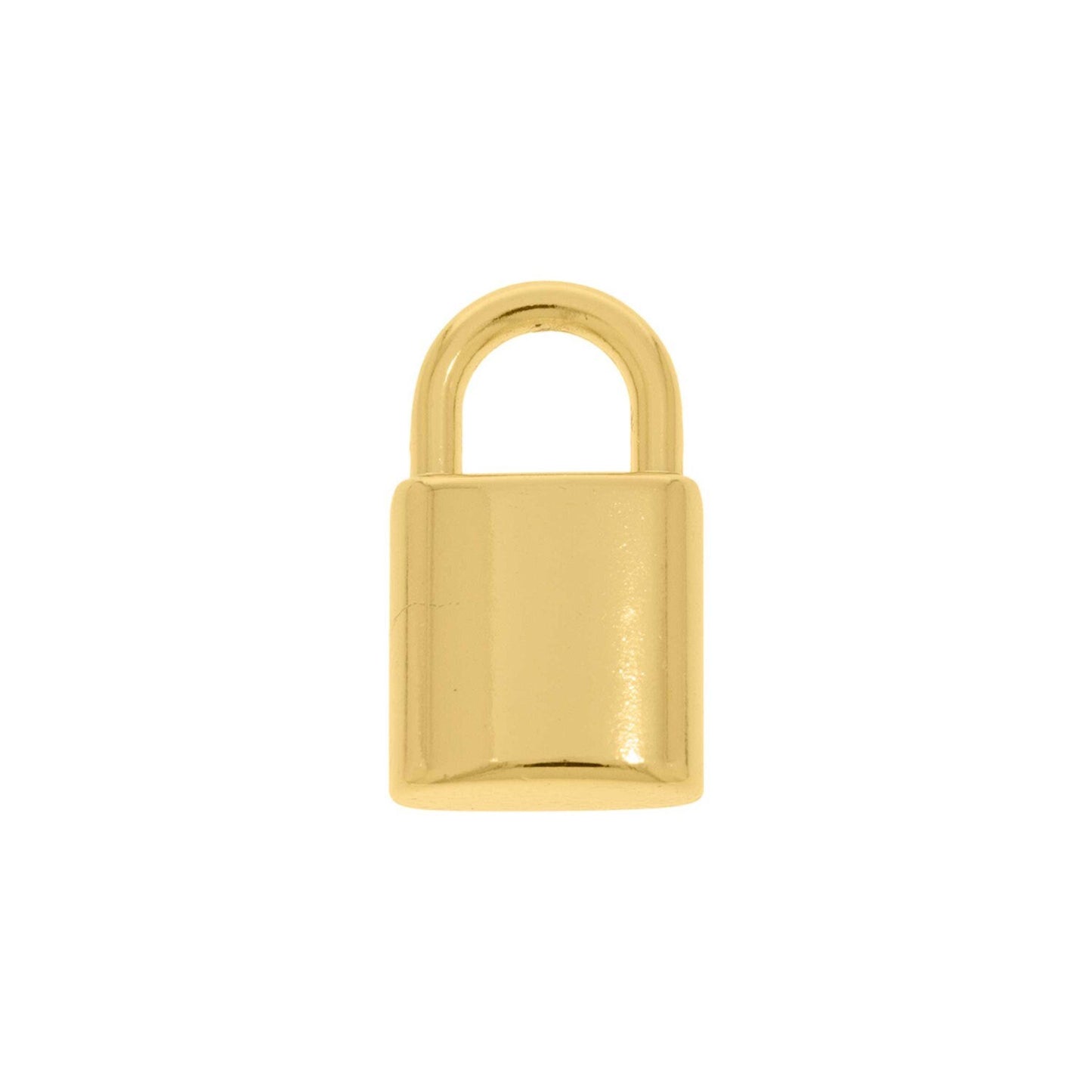 Paved Lock Charm 28 mm | Charms for Sale | Gold Lock Charm | Lock Charm