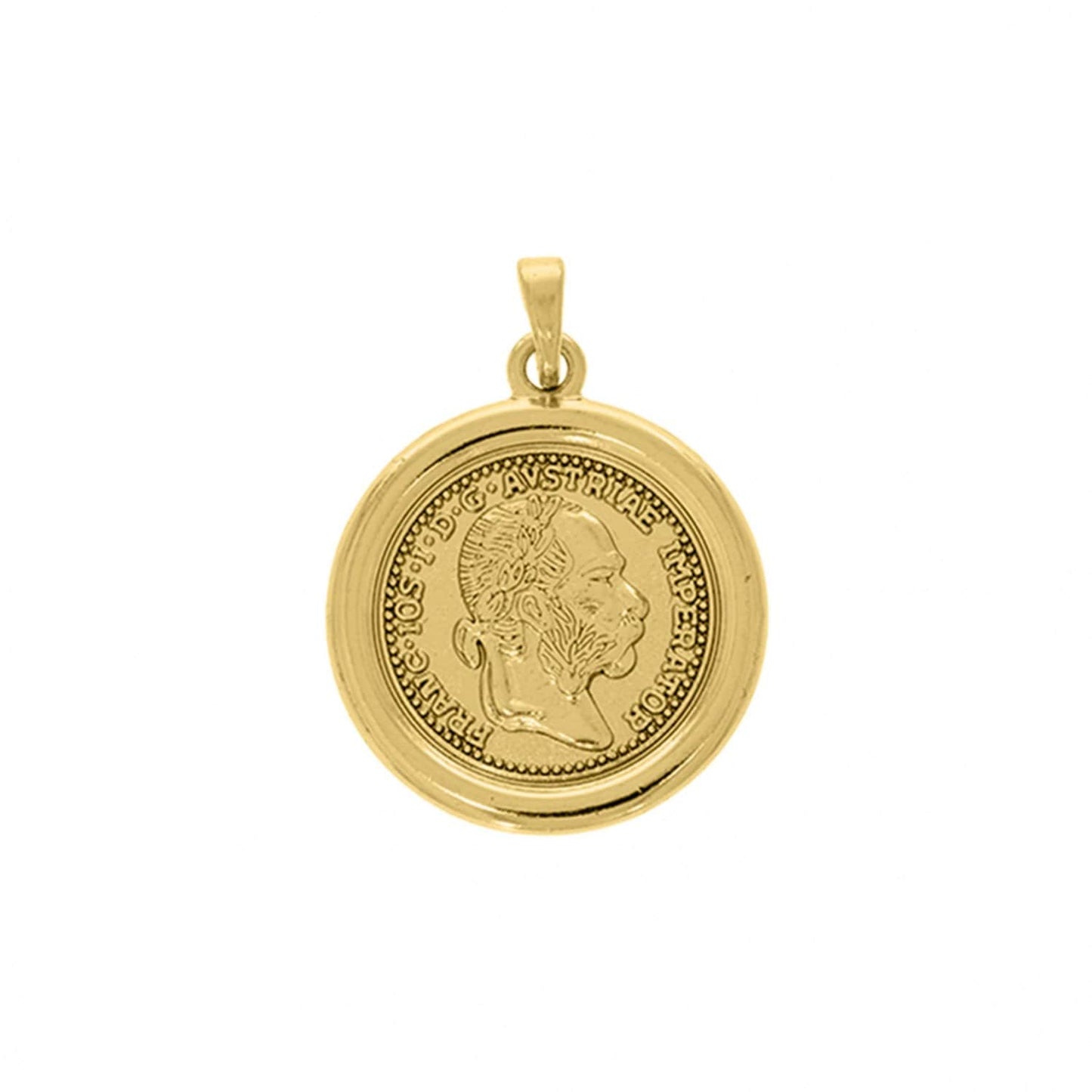 Ancient Coin Charm 27mm | Charms for Sale | Gold Coin Charm | Silver Coin Charm