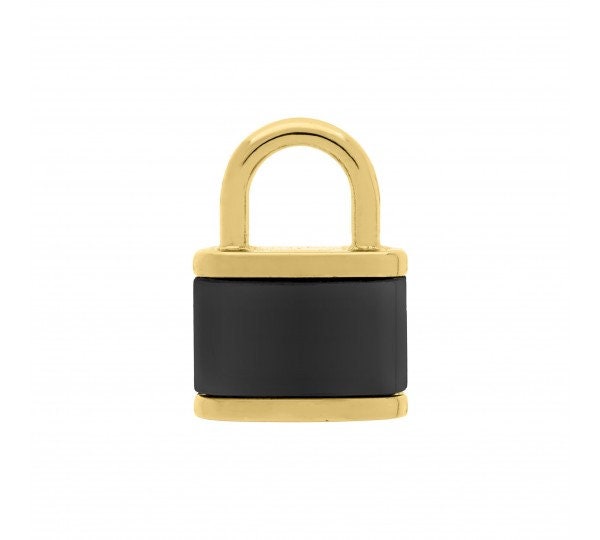 Lock Charm 24 mm | Charms for Sale | Gold Lock Charm | Lock Charm | Silver Lock Charm | Black Lock Charm | Mothers Day Jewelry Gift