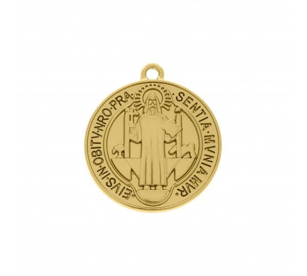 Saint Benedict Coin Charm 29mm | Charms for Jewelry