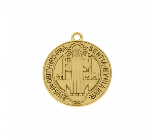 Saint Benedict Coin Charm 29mm | Charms for Jewelry