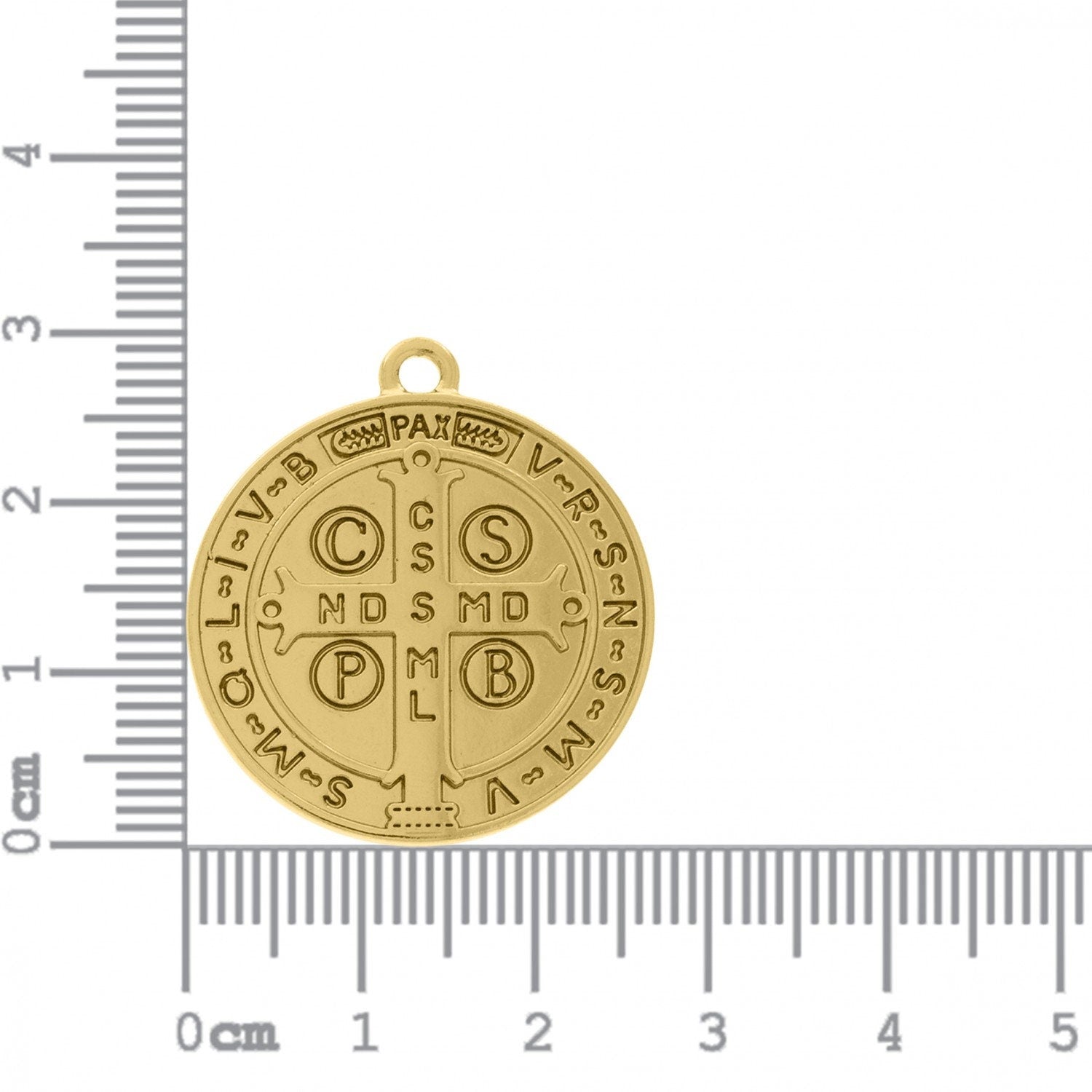 Saint Benedict Coin Charm 29mm | Charms for Jewelry