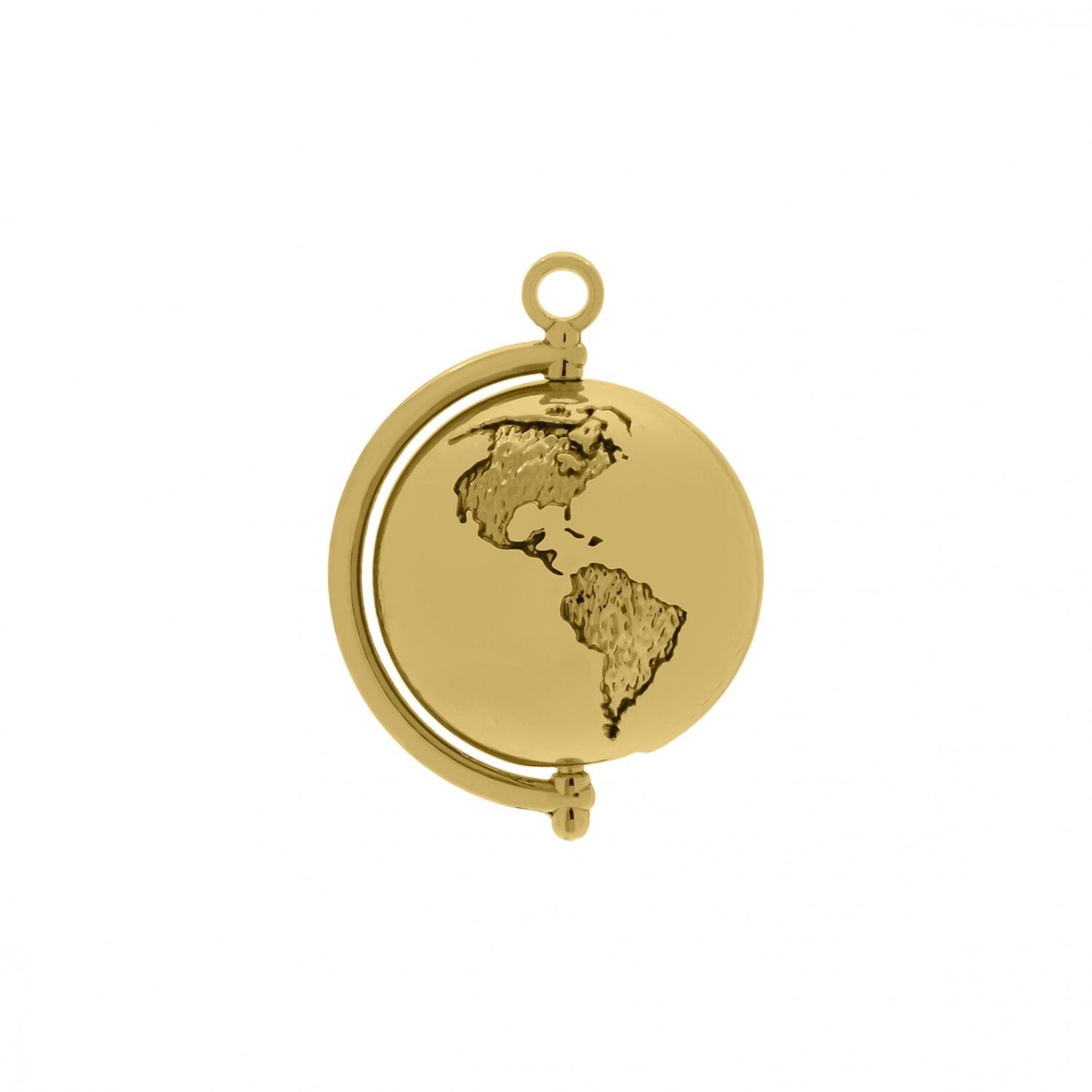 Spinning Globe Charm 30mm | Charms for Jewelry