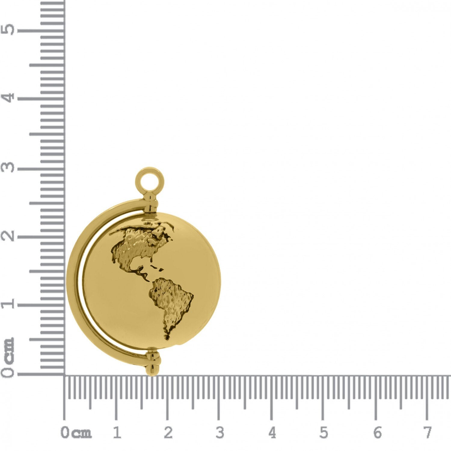 Spinning Globe Charm 30mm | Charms for Jewelry