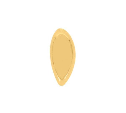Gold teardrop drop earrings, lightweight dangles by AVINZIA — handmade coastal jewelry