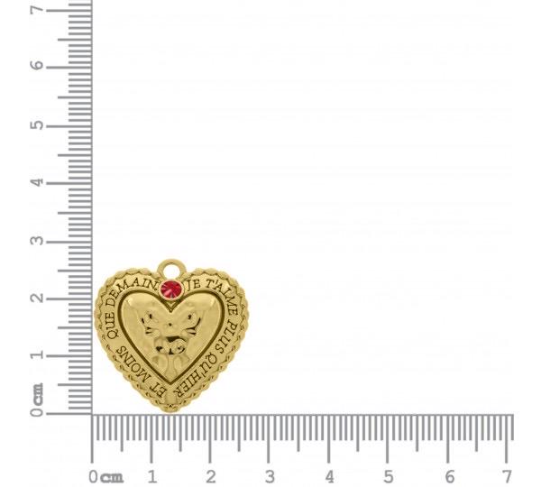 27mm Love Heart Charm