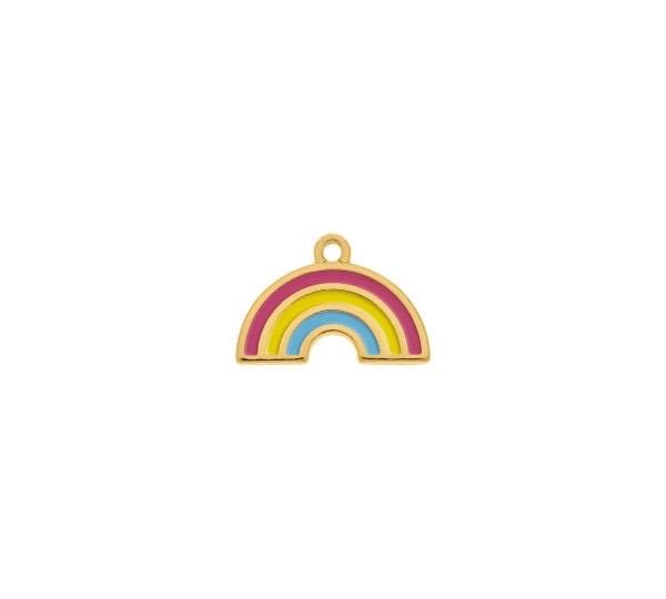 21mm Enamel Rainbow Charm