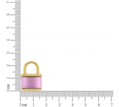 Lock Charm 24 mm | Charms for Sale | Gold Lock Charm | Lock Charm | Silver Lock Charm | Black Lock Charm | Mothers Day Jewelry Gift