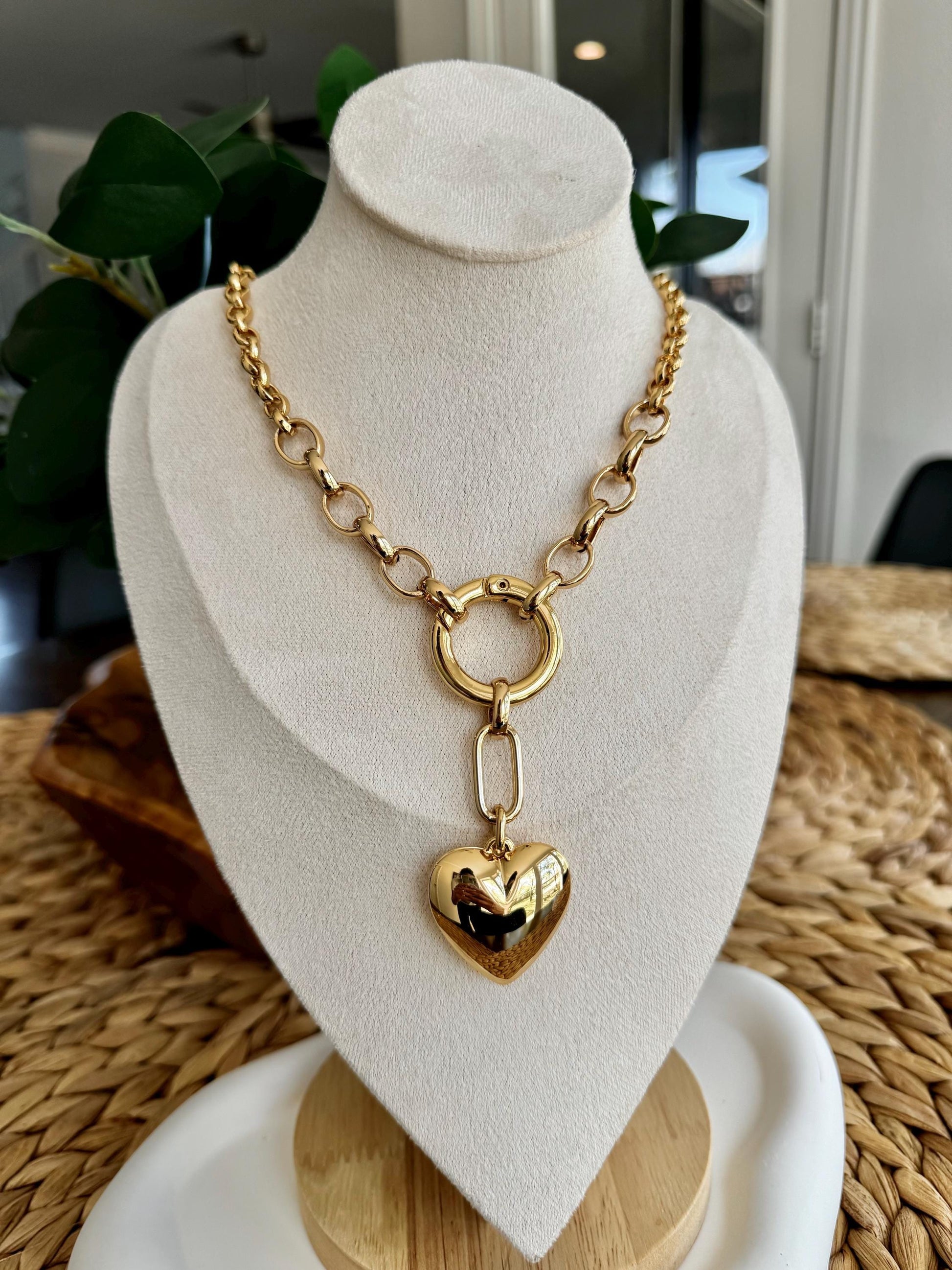 Chunky Heart Necklace