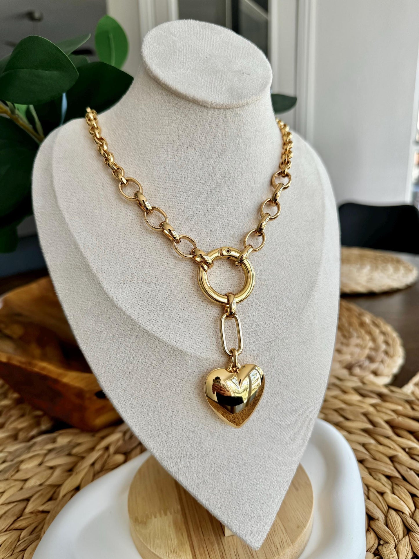 Chunky Heart Necklace