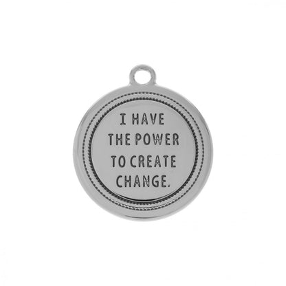 Gold Lion Medalion Charm 29mm