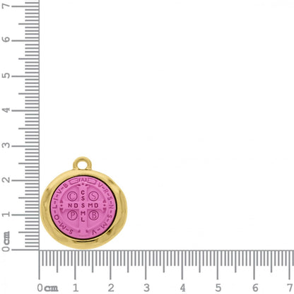 Saint Benedict Coin Charm 27mm