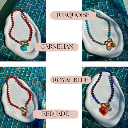 Carabiner Charms Necklace