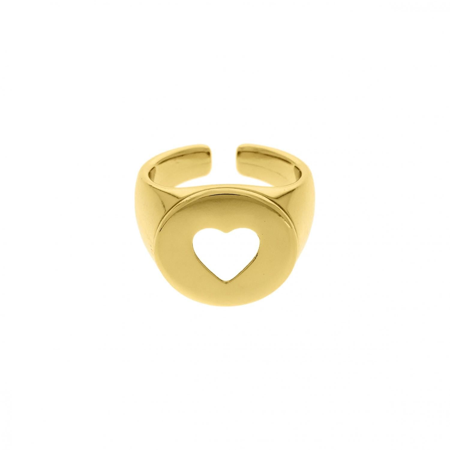 Gift for Mom | Hollow Heart Pinky Ring for Women | Christmas Gift For Her Valentines Gift