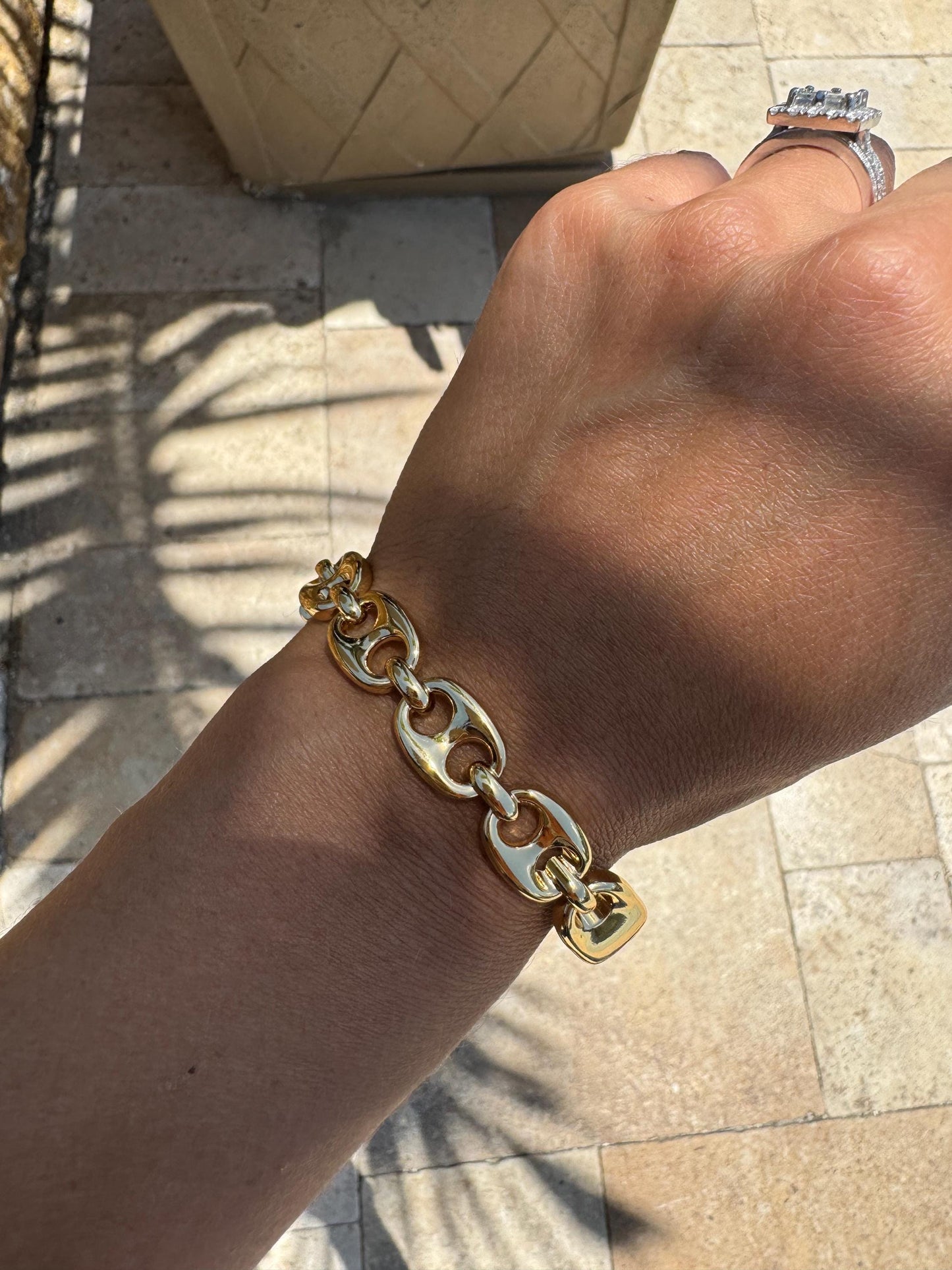Gift for Mom | Bangle Charm Bracelet | Custom Initial Charm Bracelet | Gold Letter Charm Bracelet | Wish Bracelet | Gift for Her