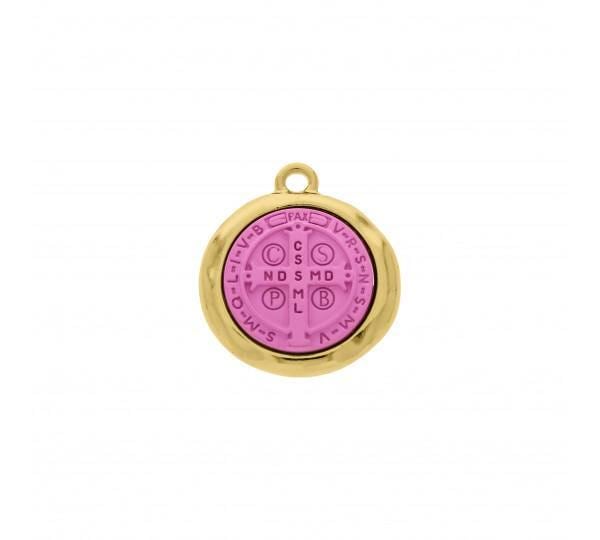 Saint Benedict Coin Charm 27mm