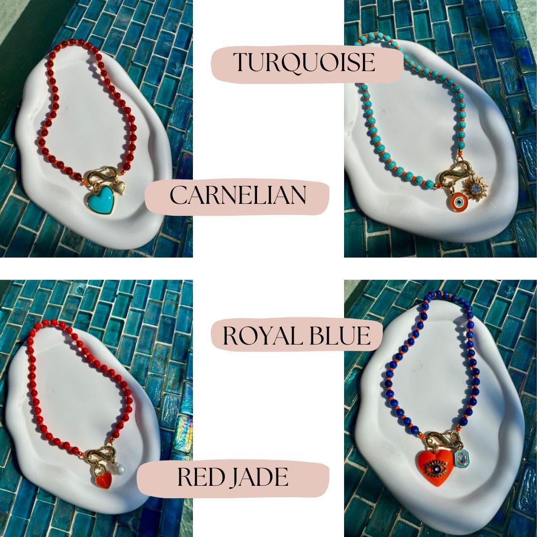 Carabiner Charms Necklace