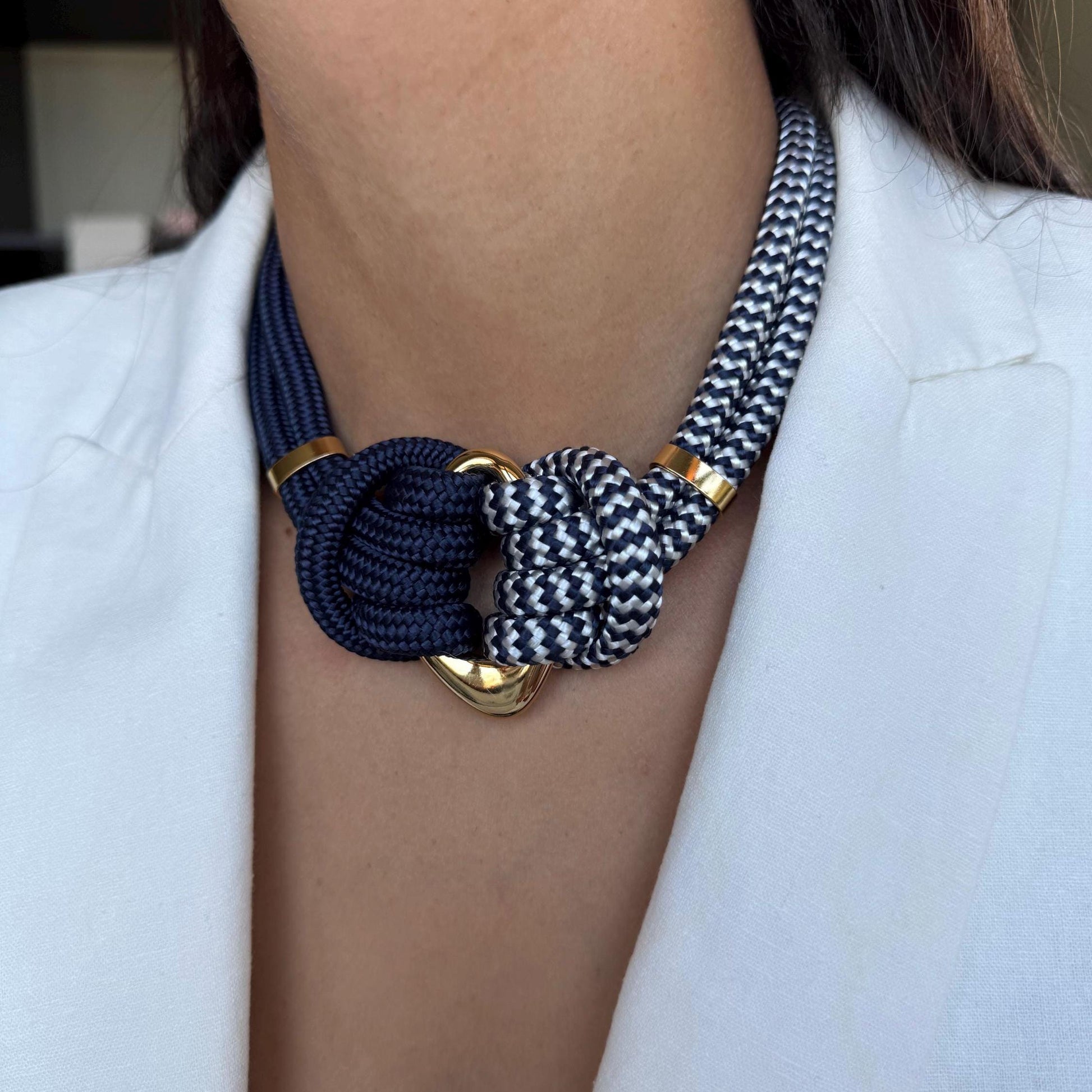 Knotted Necklace | Rope Necklace | Elegant Necklace | Statement Necklace | Nautical Necklace