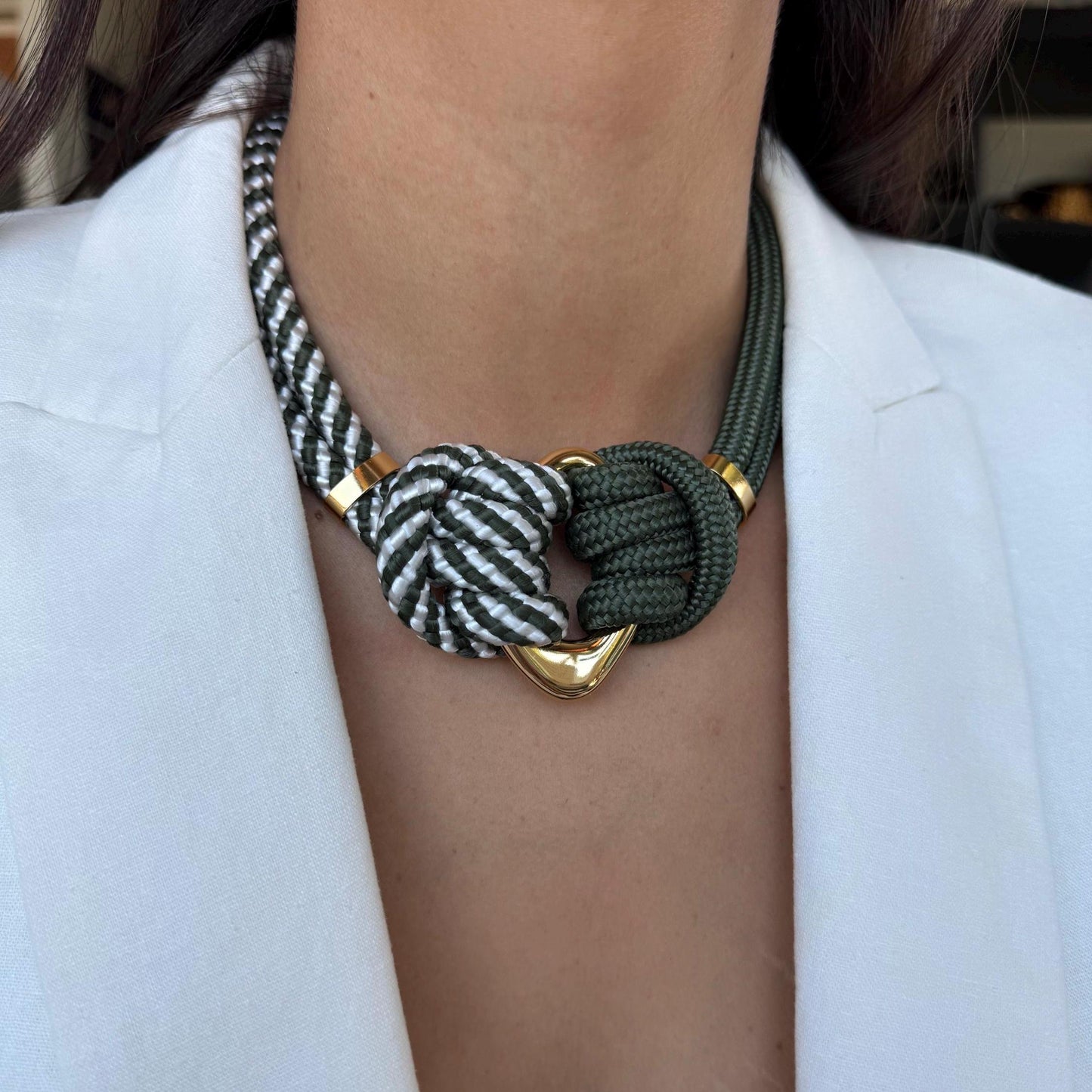 Knotted Necklace | Rope Necklace | Elegant Necklace | Statement Necklace | Nautical Necklace
