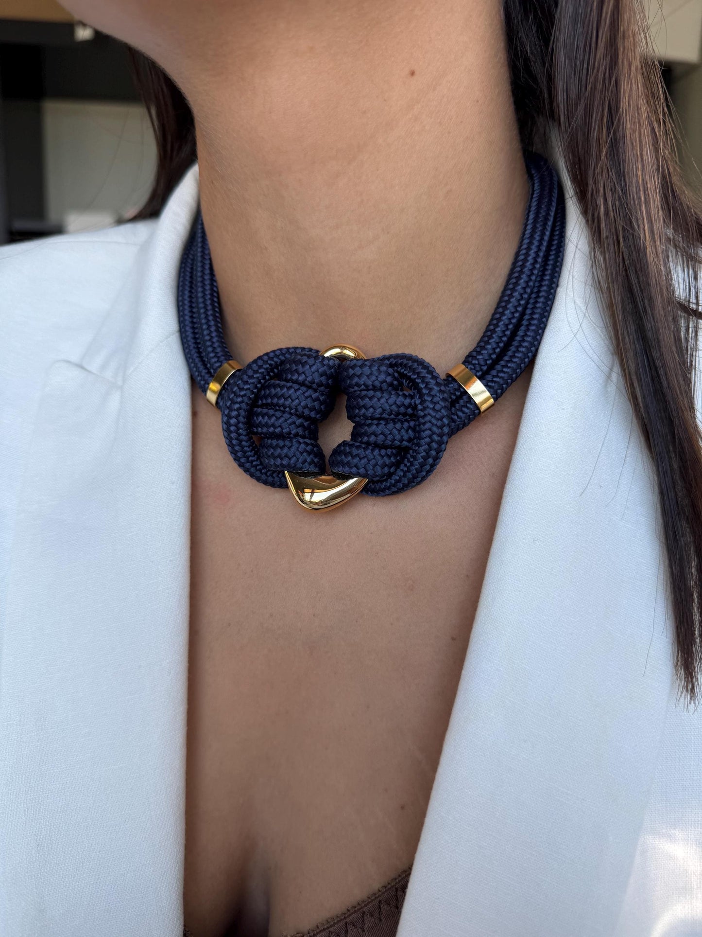 Knotted Necklace | Rope Necklace | Elegant Necklace | Statement Necklace | Nautical Necklace