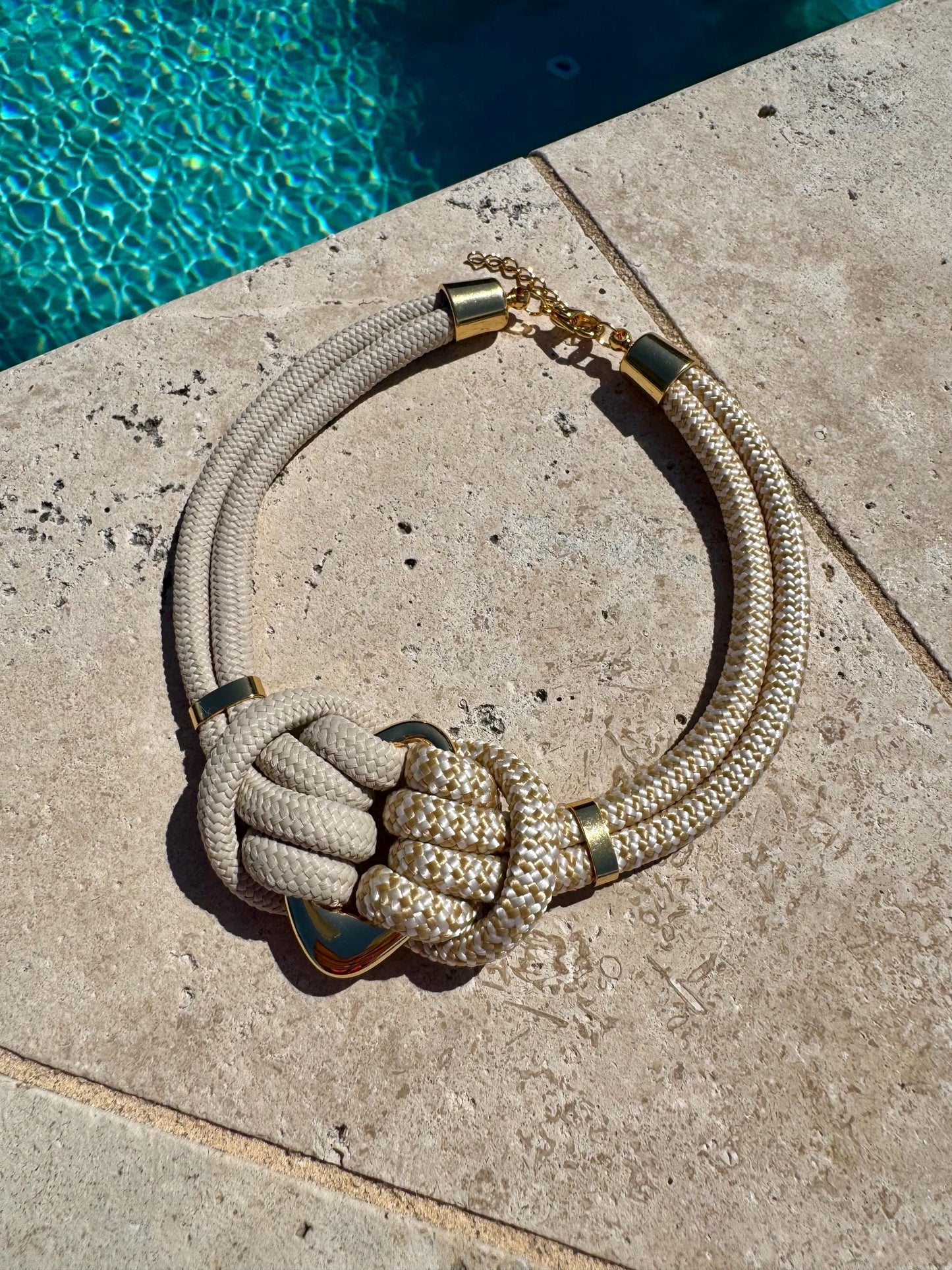 Knotted Necklace | Rope Necklace | Elegant Necklace | Statement Necklace | Nautical Necklace