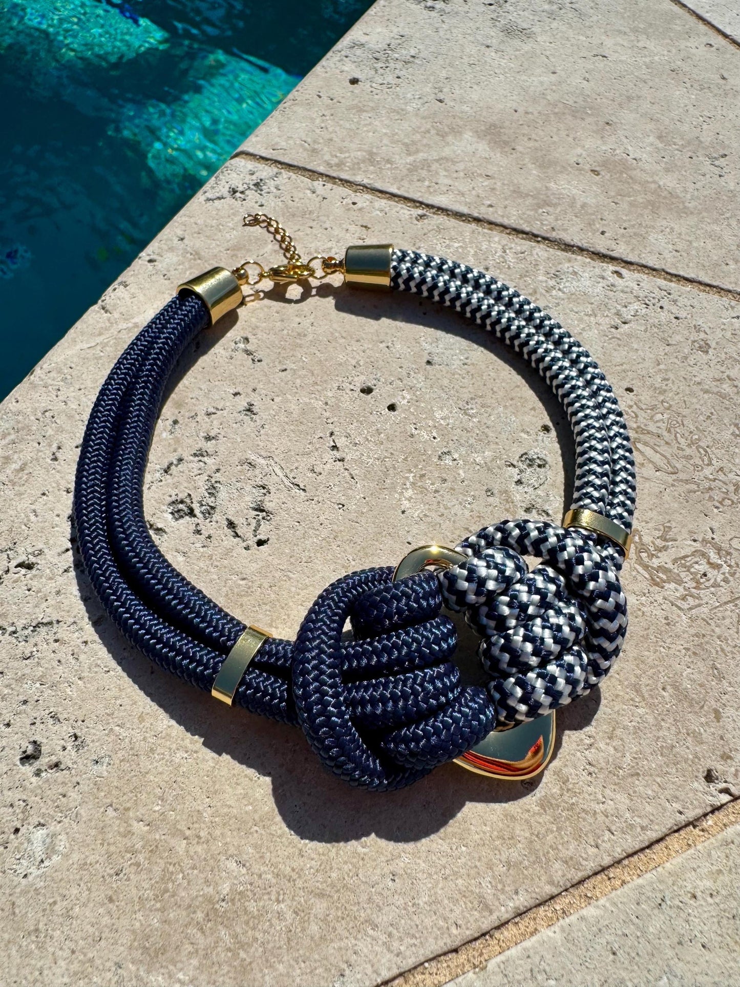 Knotted Necklace | Rope Necklace | Elegant Necklace | Statement Necklace | Nautical Necklace