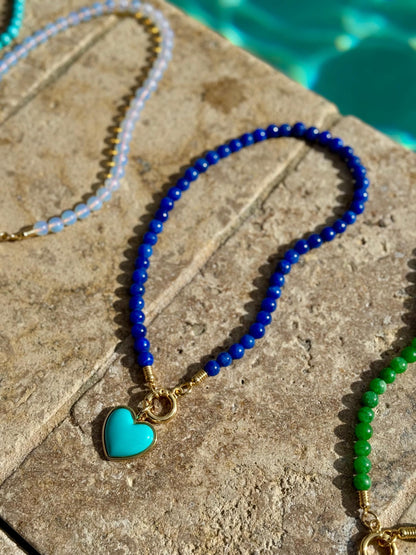 Pop of Color Gemstone Necklace