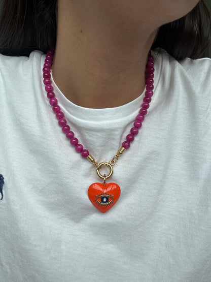 Pop of Color Gemstone Necklace