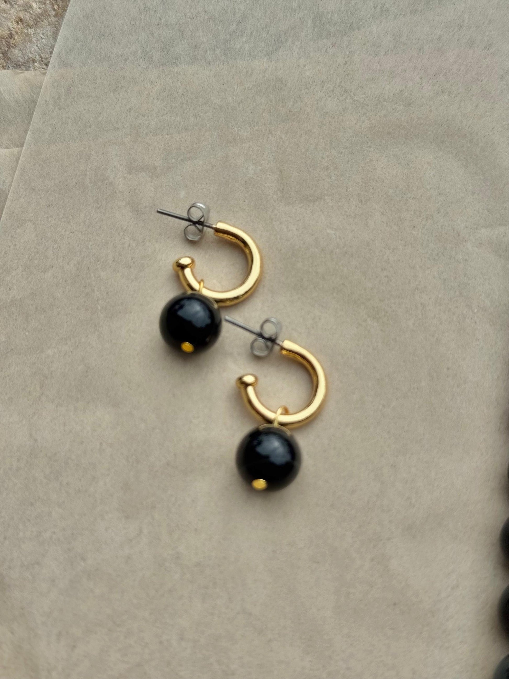 Obsidian Heart Necklace Set