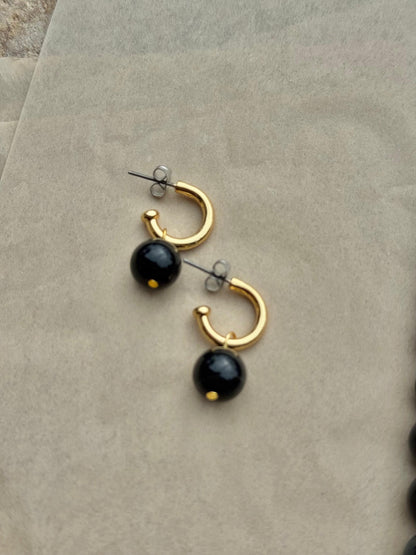Obsidian Heart Necklace Set