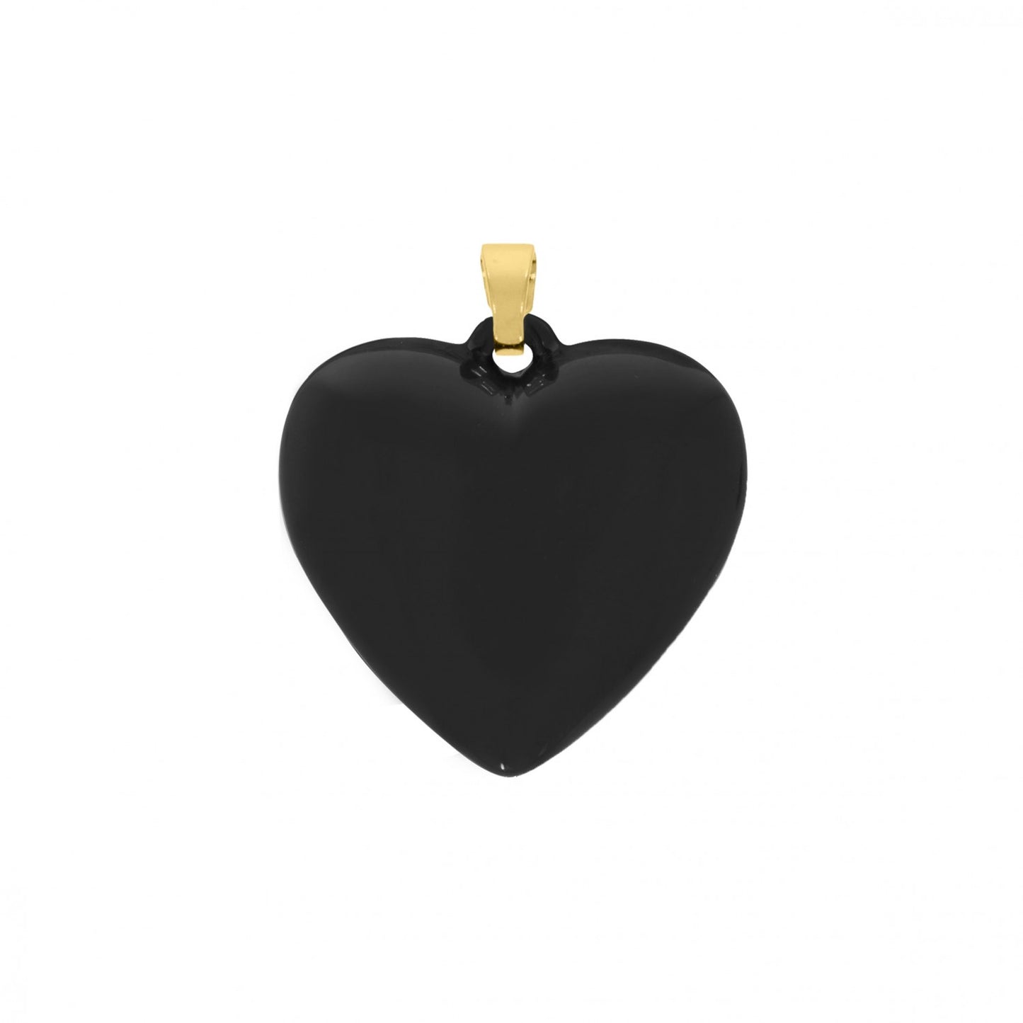 32mm Black Heart Charm