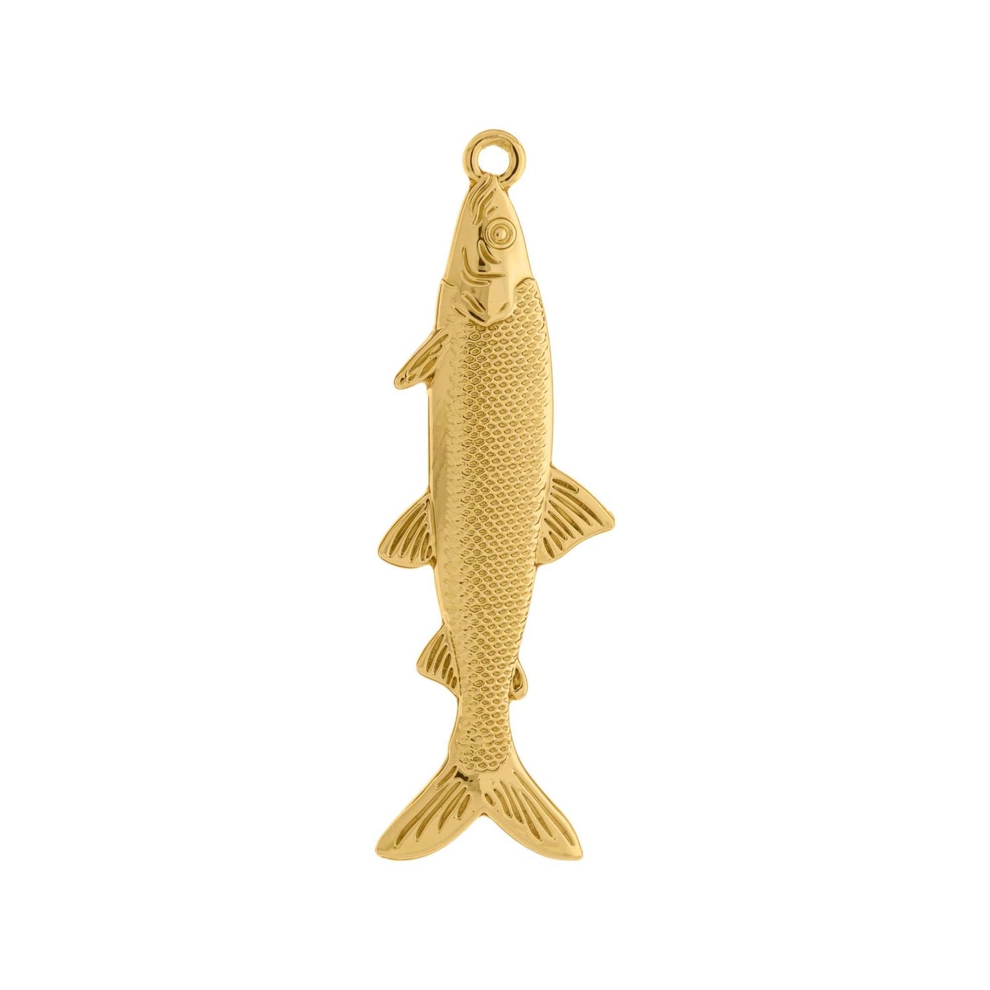 65mm Gold Sardine Charm
