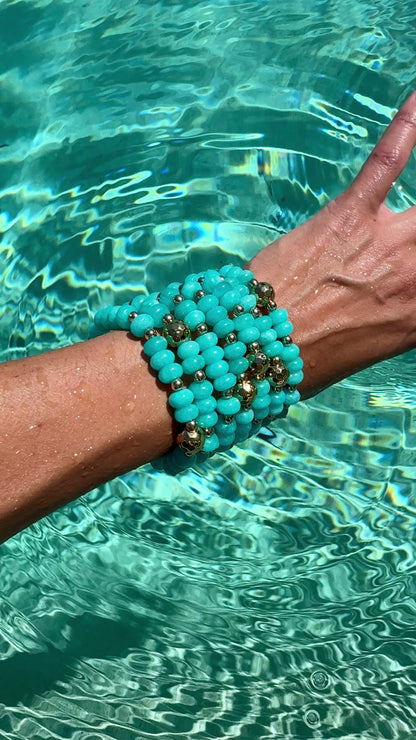 Blue Jade Bracelet