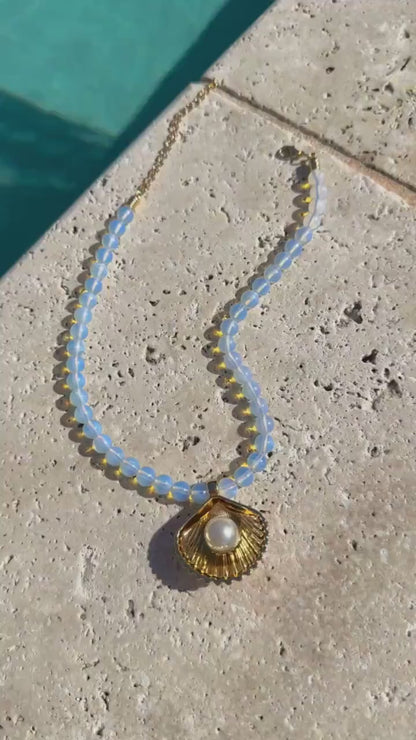 Opalite Mermaid Necklace