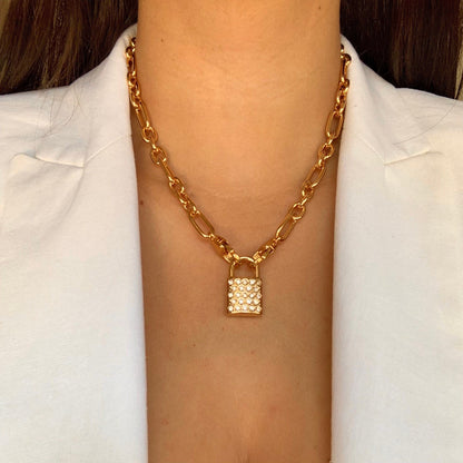 Glam hardware necklace gift for her